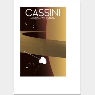 Cassini NASA Saturn Space art Posters and Art